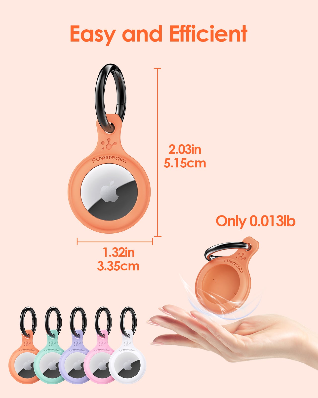 Pawsrealm Smart AirTag Holder