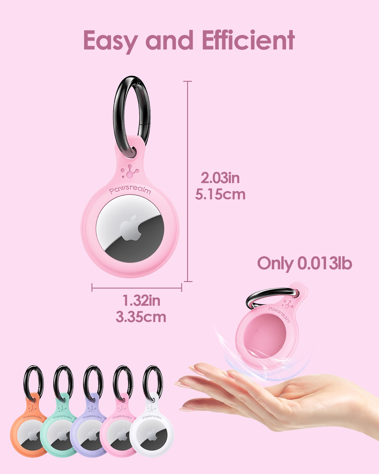 Pawsrealm Smart AirTag Holder