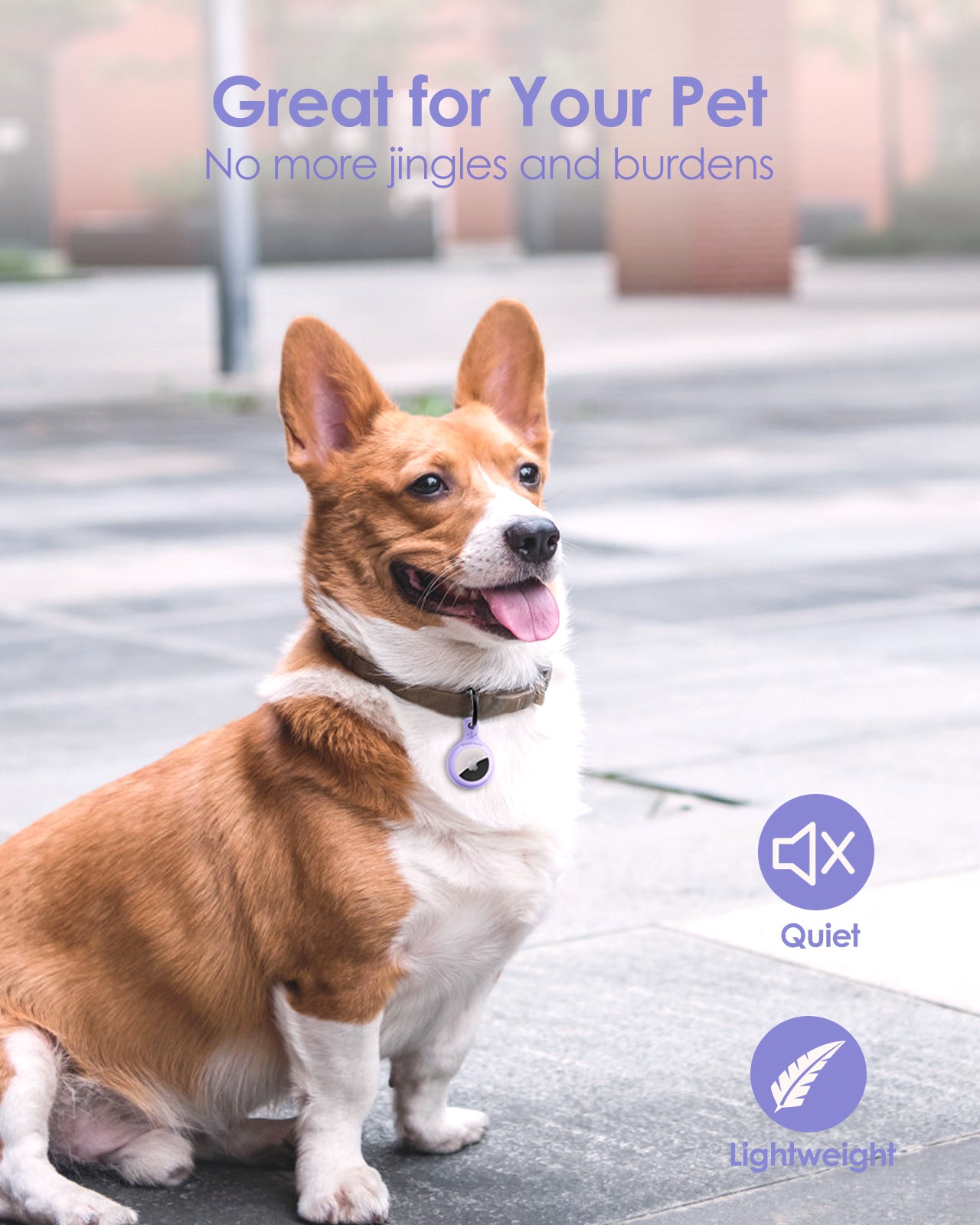 Pawsrealm Smart AirTag Holder